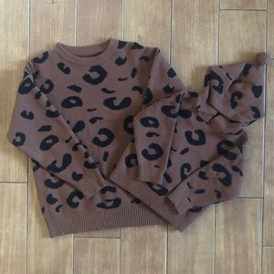 Mommy & Me Matching Cheetah Sweaters